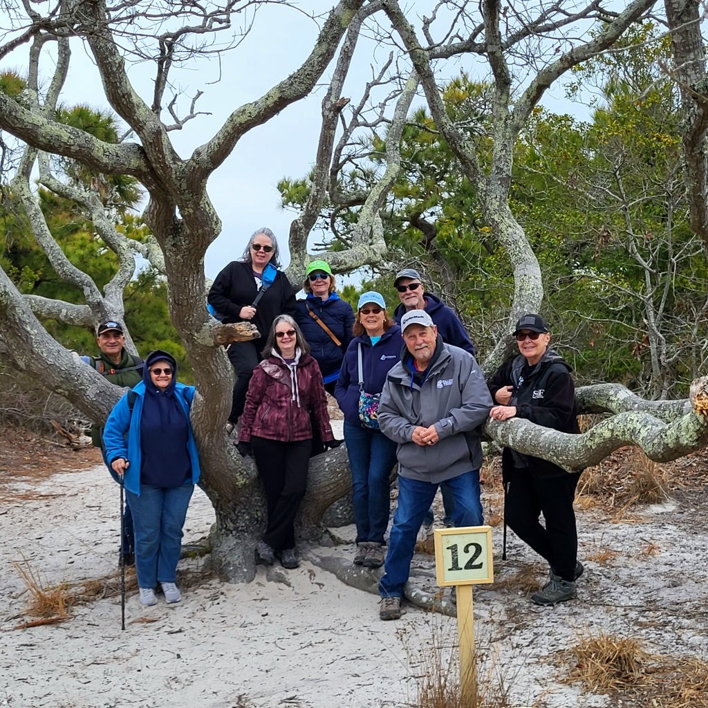On the trail at Assateque National Park
